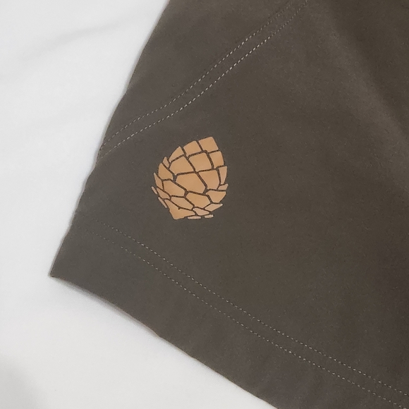 Stio OPR Shorts Knotty Pine Mountain Biking Olive Green Gorpcore 31 X 11.5 - Picture 3 of 15